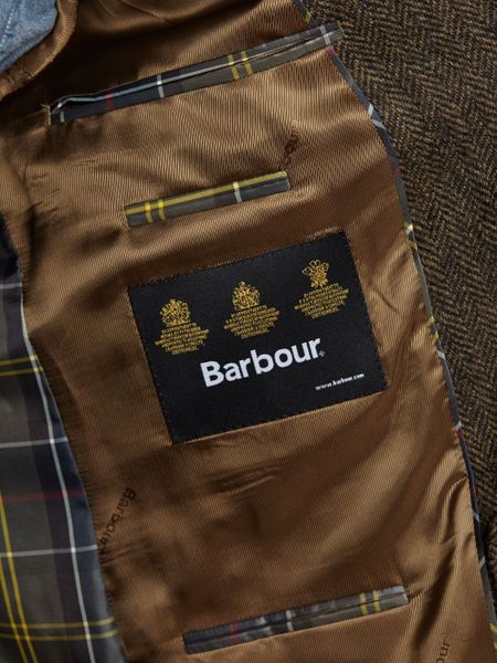 Barbour Bridle Herringbone Tweed Blazer in Brown for Men | Lyst