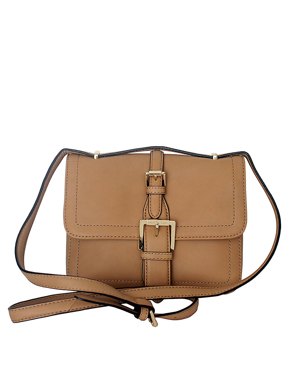 Isaac mizrahi new york Lucille Leather Crossbody Bag in Brown | Lyst