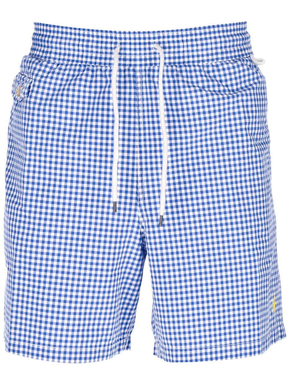 Polo ralph lauren Traveller Gingham Quick Dry Swim Shorts - Blue in ...