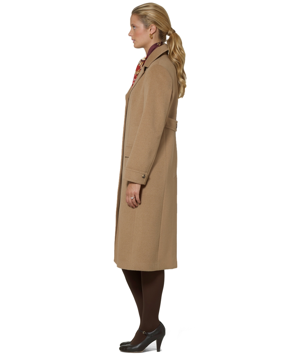 camel peacoat petite