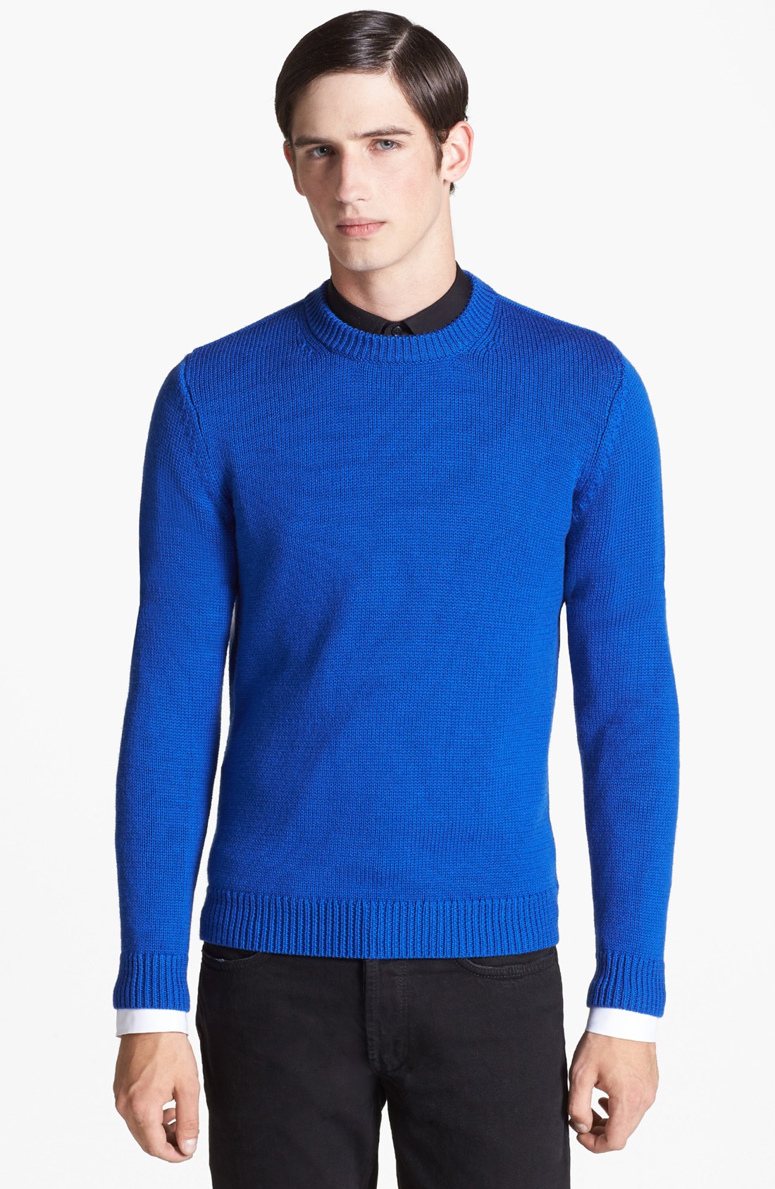 Sandro Electric Sweater in Blue for Men (Electric Blue) | Lyst