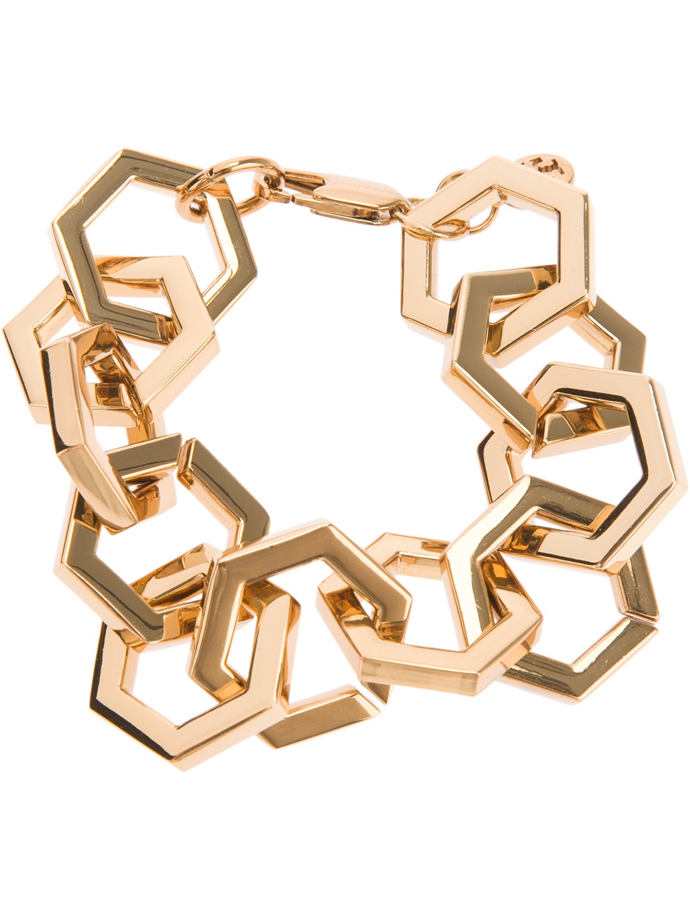 Lyst Tory Burch Chain Link Bracelet in Metallic