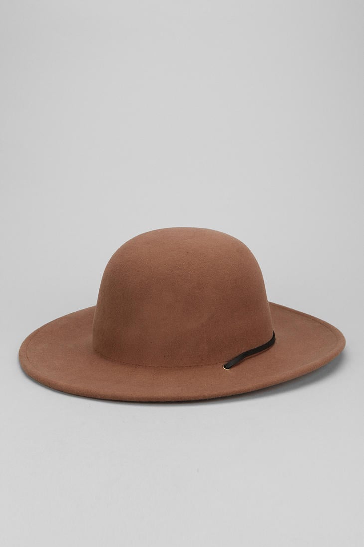 Urban outfitters Brixton Tiller Wide Brim Top Hat in Brown for Men | Lyst