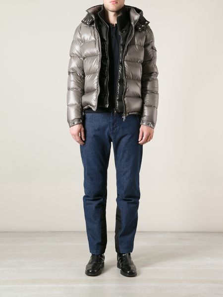 Moncler Zin Coat in Gray for Men (grey) | Lyst