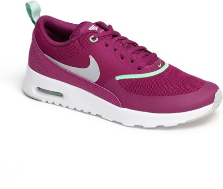 Nike Air Max Thea Sneaker in Purple (Raspberry Red/ White) | Lyst