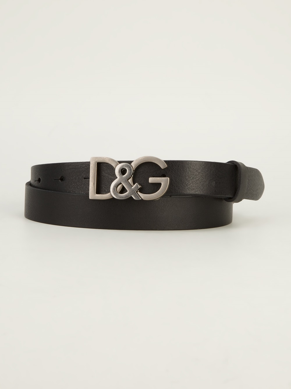 Lyst Dolce & gabbana Logo Belt in Black for Men