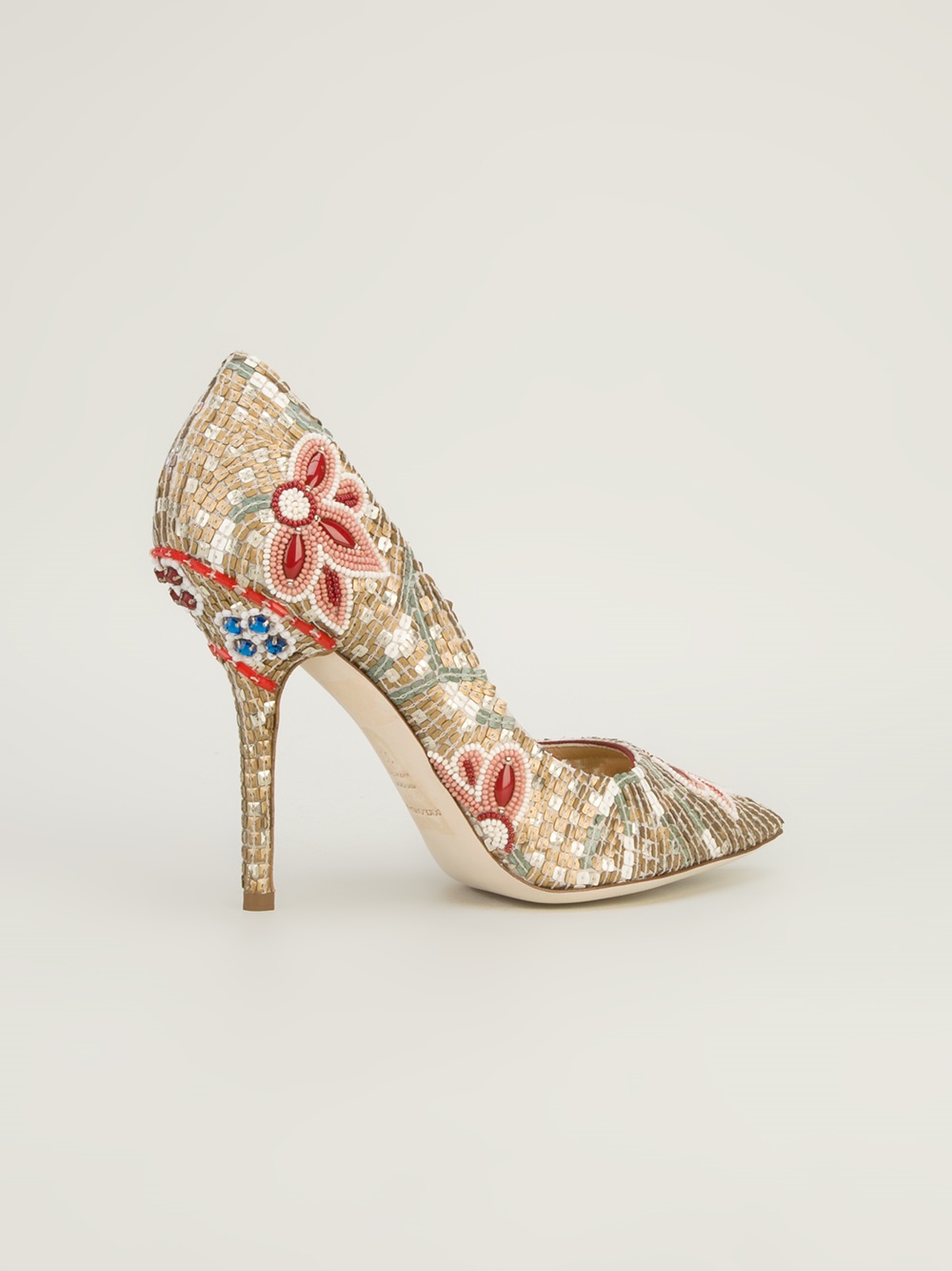 pumps with embellishment
