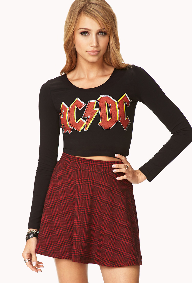 acdc crop top