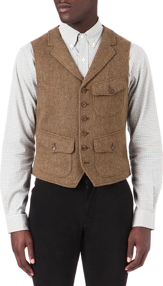 Ralph Lauren Hillsdale Tweed Waistcoat In Brown For Men Dale Brown M Tw Lyst 6722