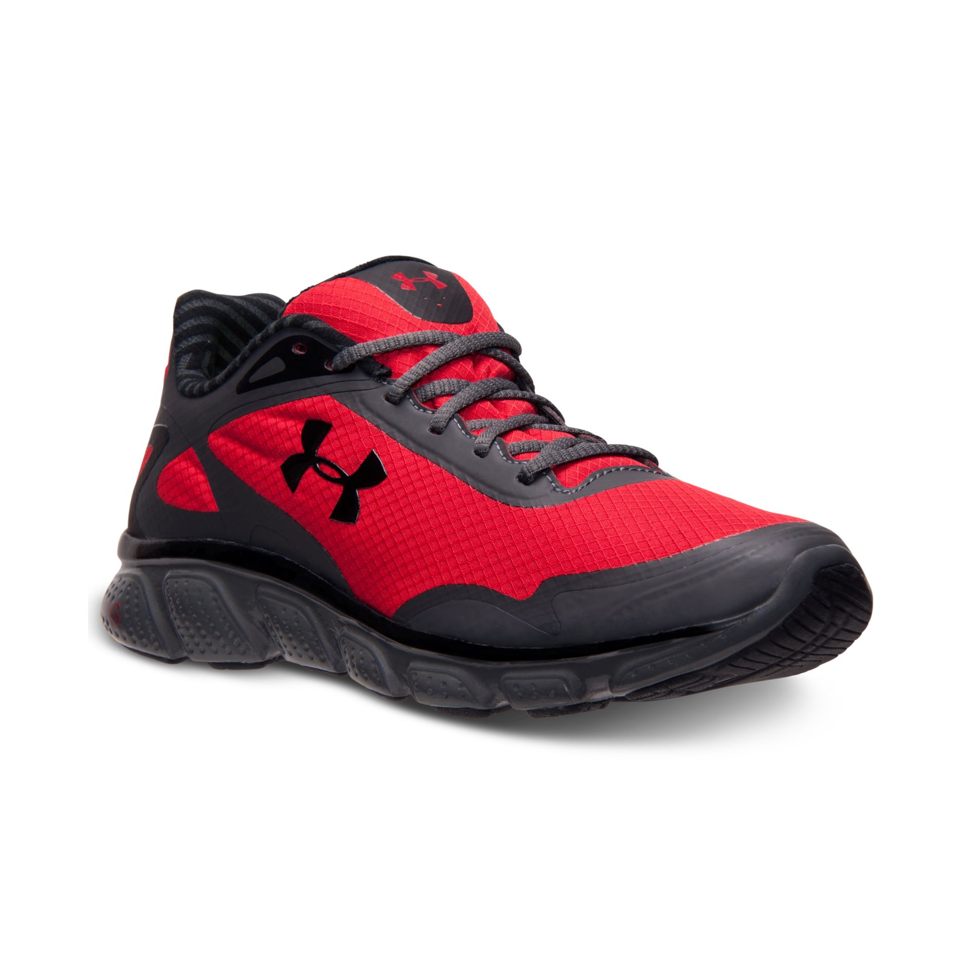 Under armour Micro G Pulse Storm Running Sneakers in Red for Men Lyst