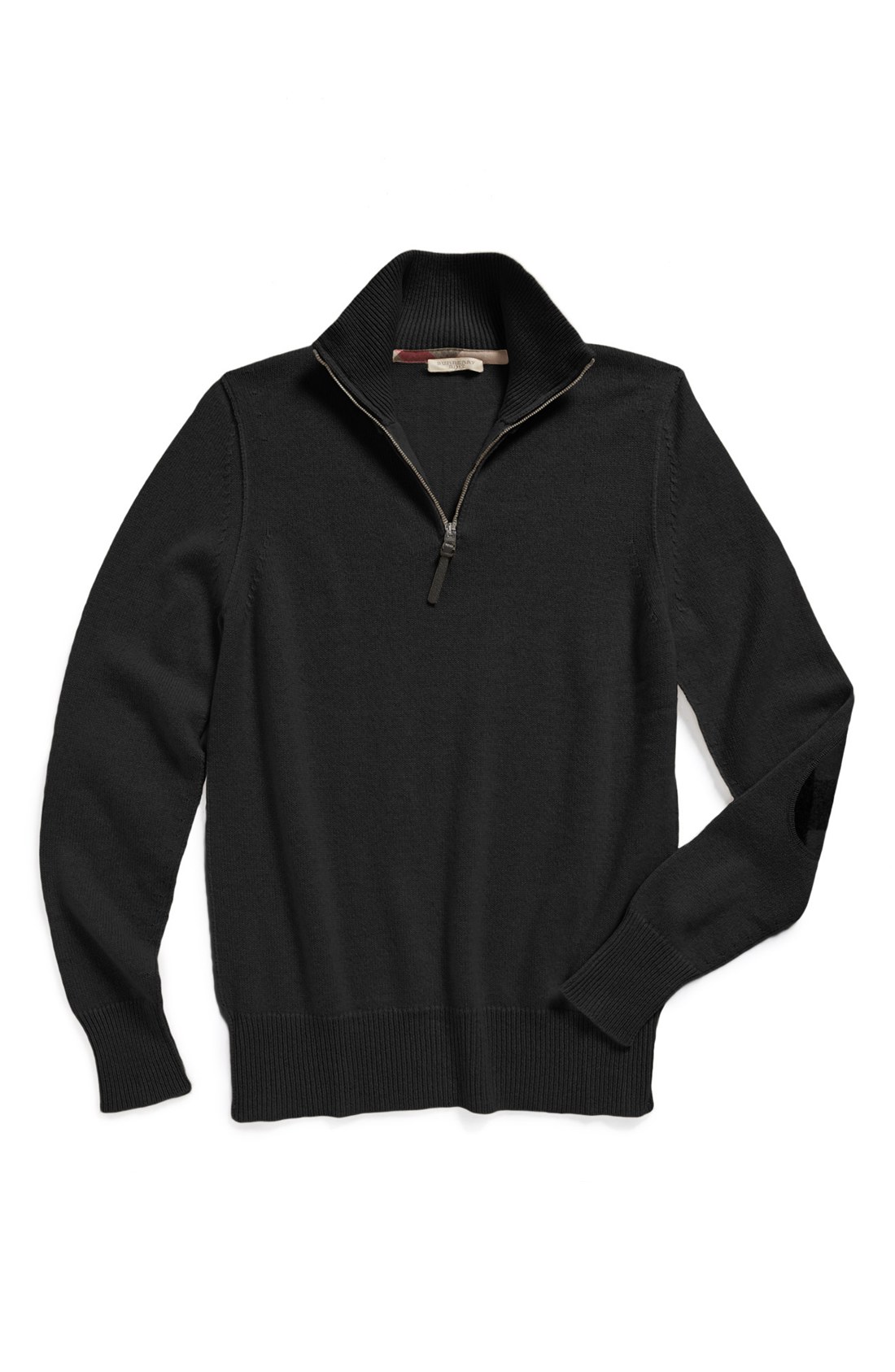 Burberry Brit Hindon Quarter Zip Sweater in Black for Men | Lyst