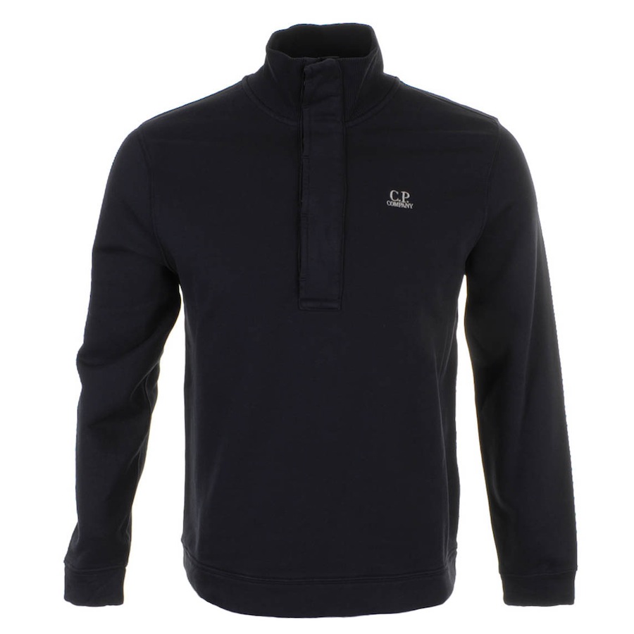 C P Company Cp Company Half Zip Jumper in Blue for Men (Navy) | Lyst