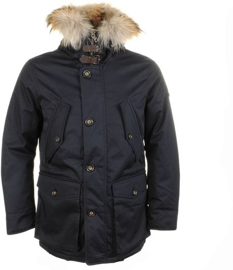 Hackett London Arctic Parka Jacket in Blue for Men (Navy) | Lyst