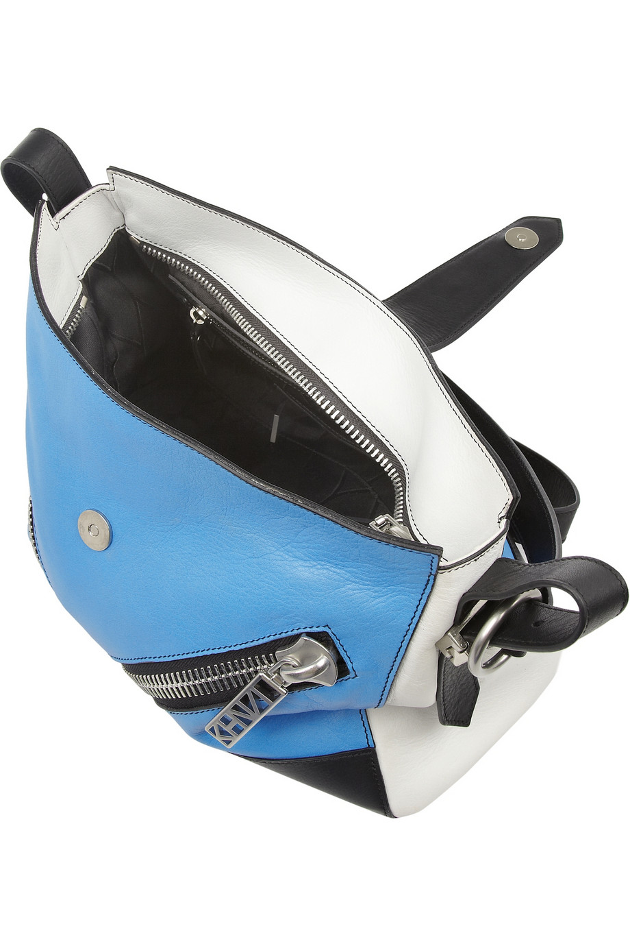 Kenzo Kalifornia Medium Leather Shoulder Bag in Blue Lyst