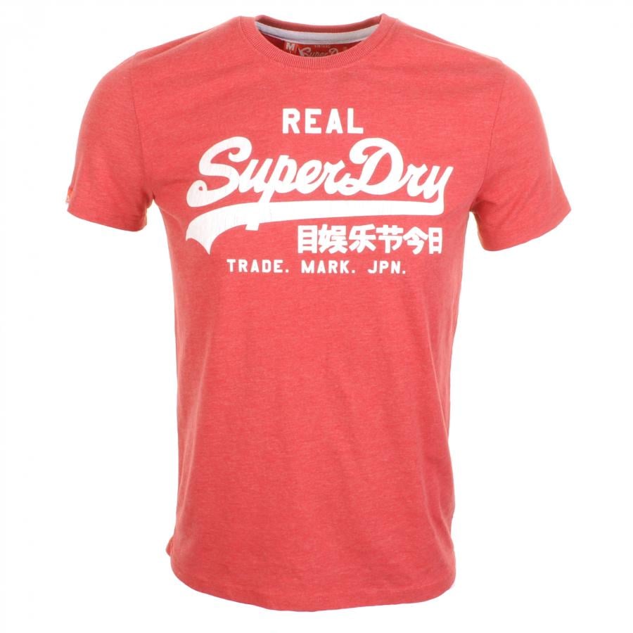 red superdry t shirt