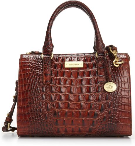 Brahmin Melbourne Satchel in Brown (Pecan) | Lyst