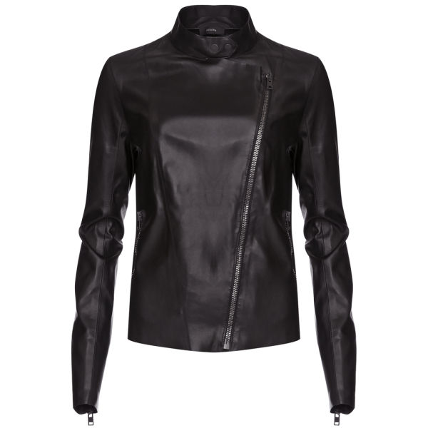 Joseph Womens Alpha Nappa Leather Jacket In Black Lyst Gallery