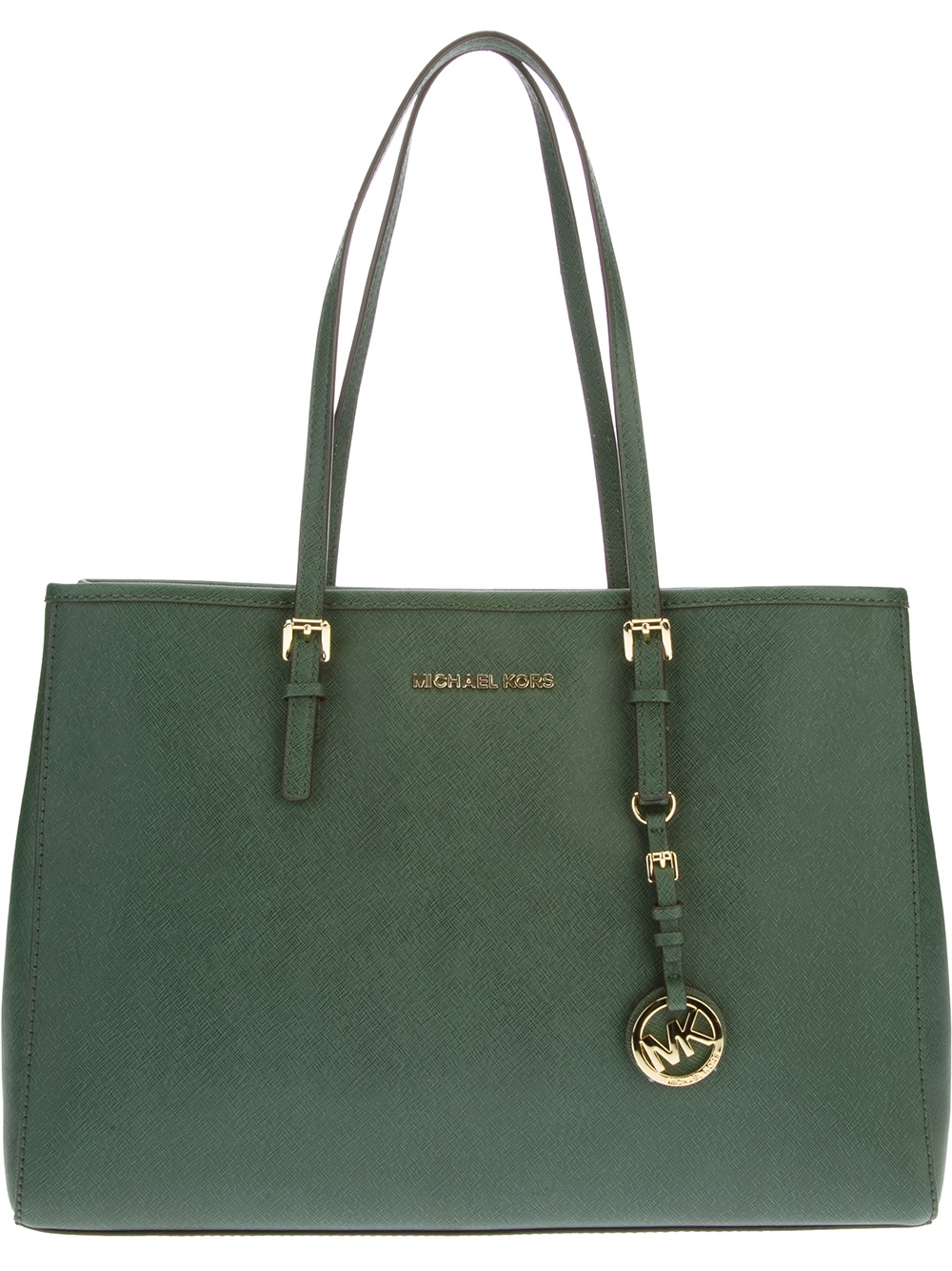 michael kors jet set tote green