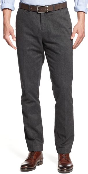 Tommy Hilfiger pants casual pants in Gray for Men (As Is Charcoal) | Lyst