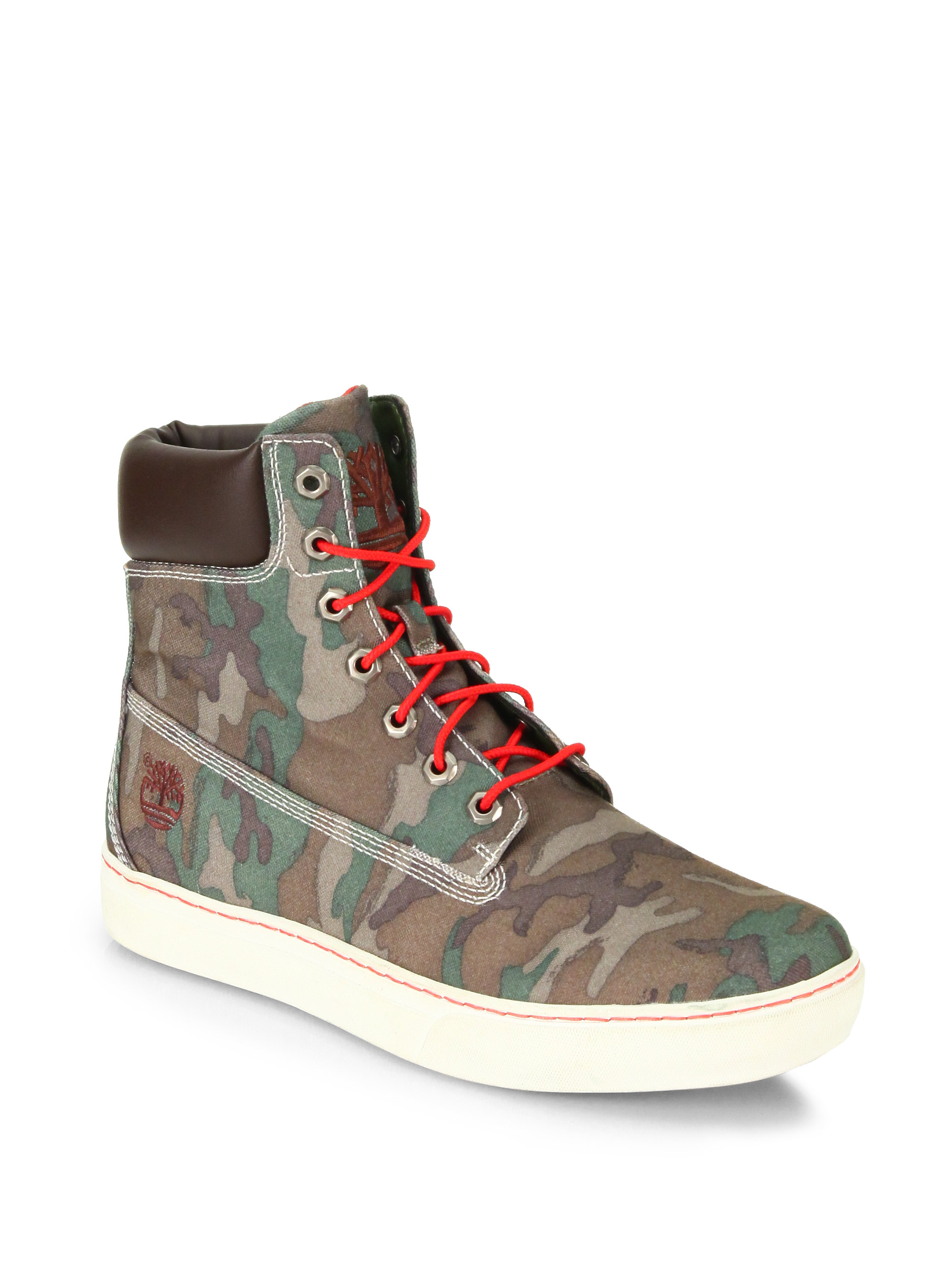 Lyst - Timberland Blue Camo Boots in Brown for Men