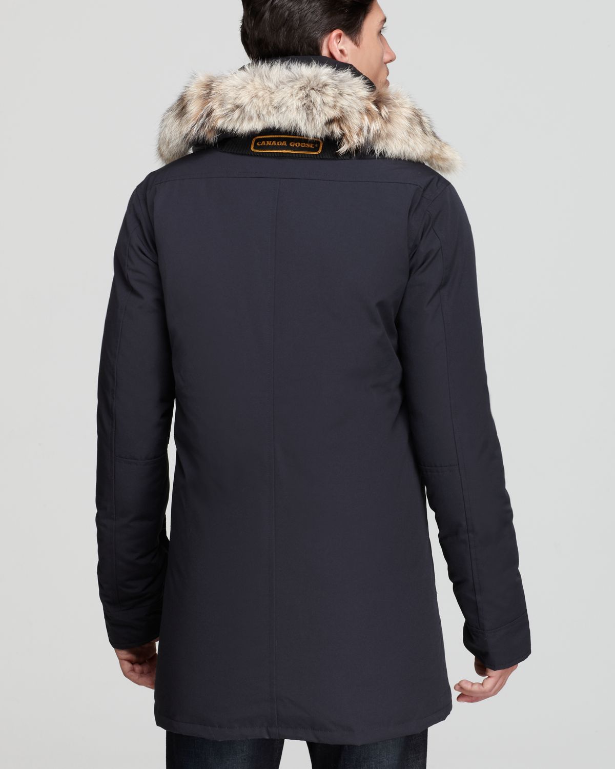 Canada goose Chateau Parka with Fur Hood in Blue for Men (Navy) | Lyst