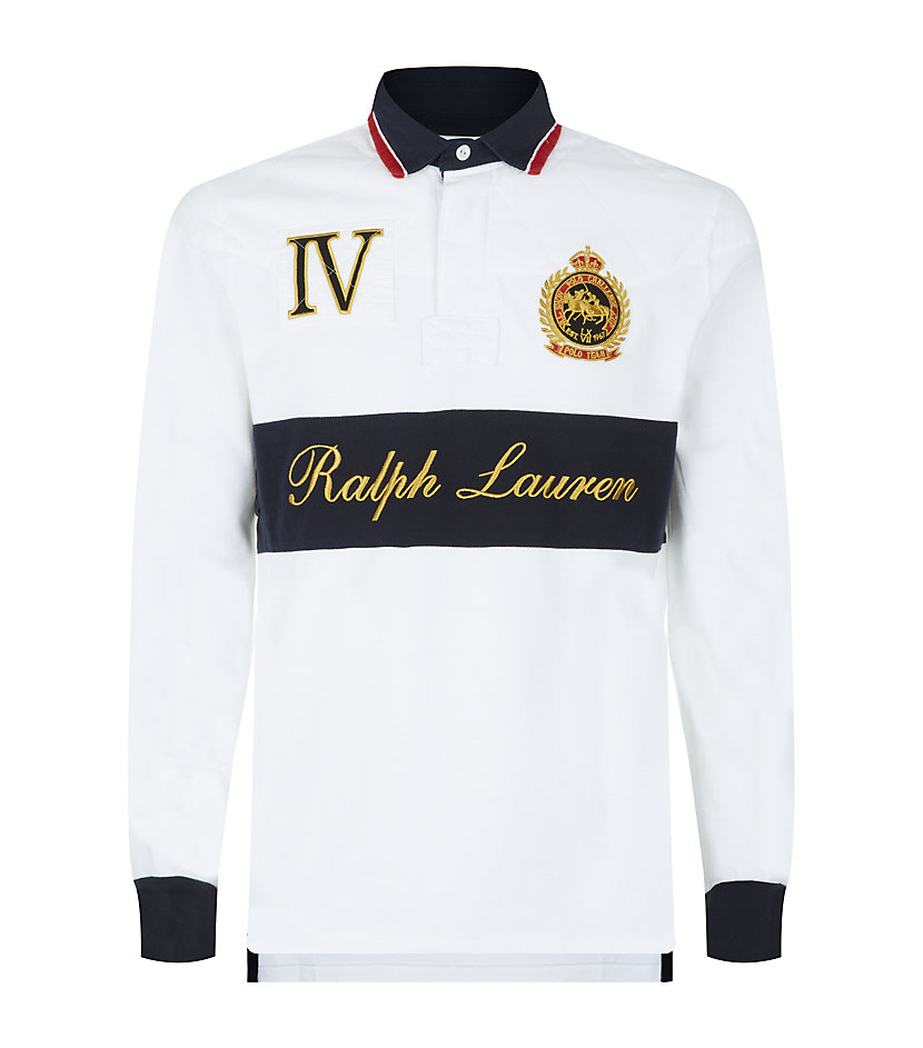white and gold polo ralph lauren