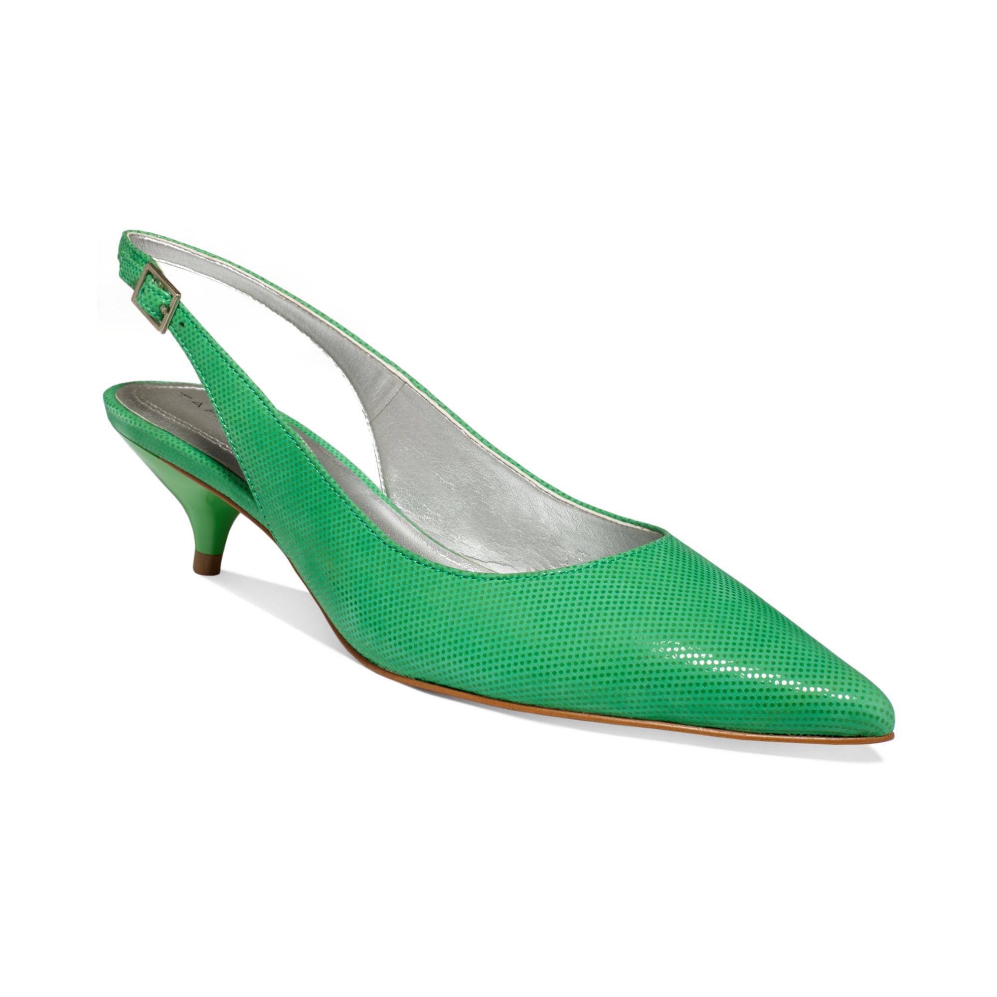 Tahari heels pumps low heels in Green (Sea Green) | Lyst