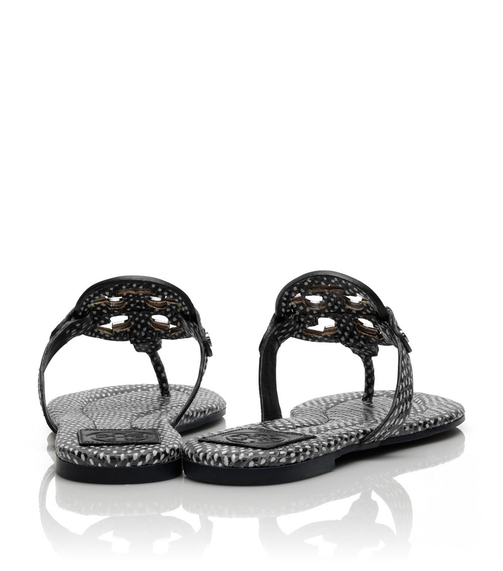 tory burch miller sandals pewter