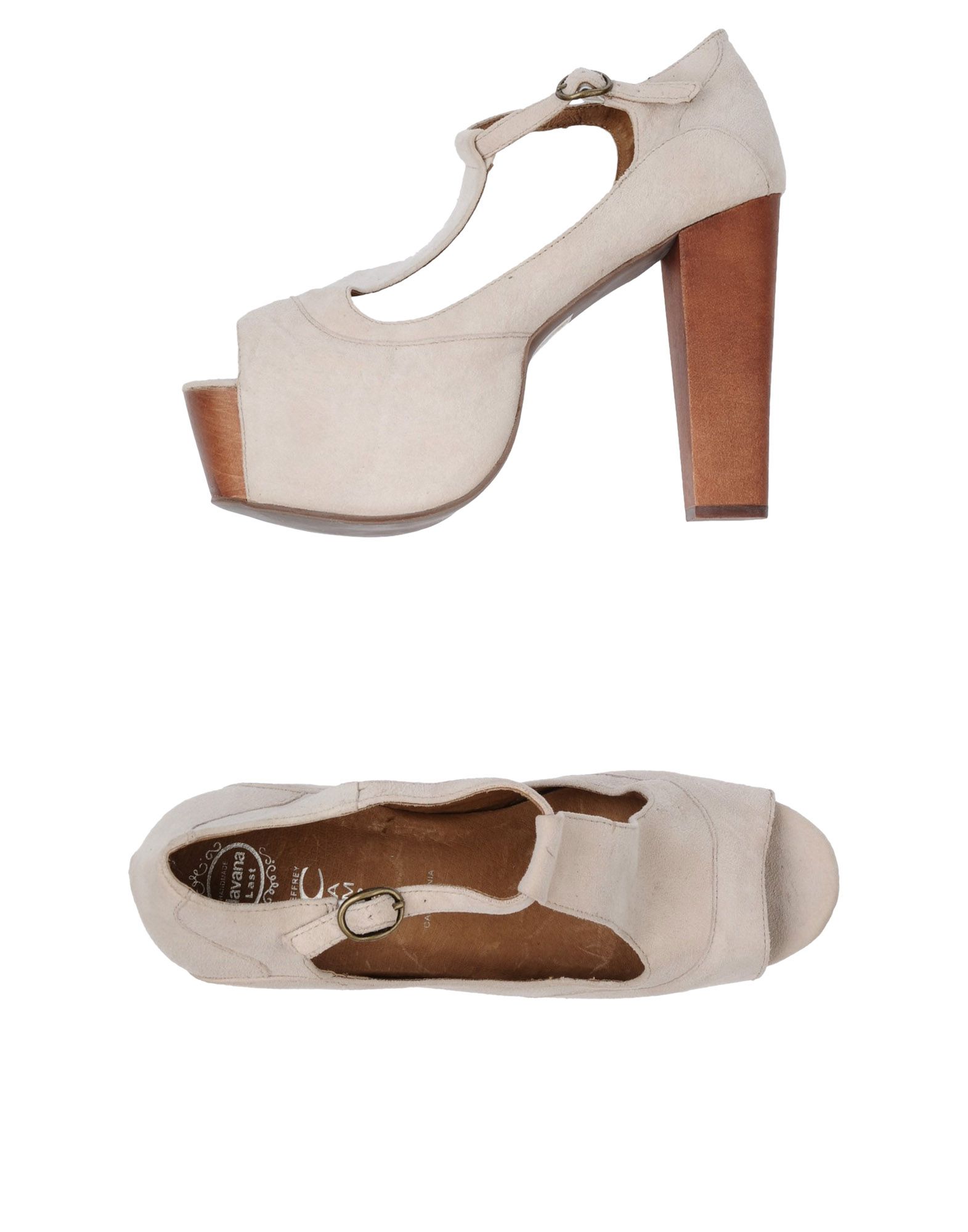 Jeffrey Campbell Platform Sandals in White (Ivory) | Lyst