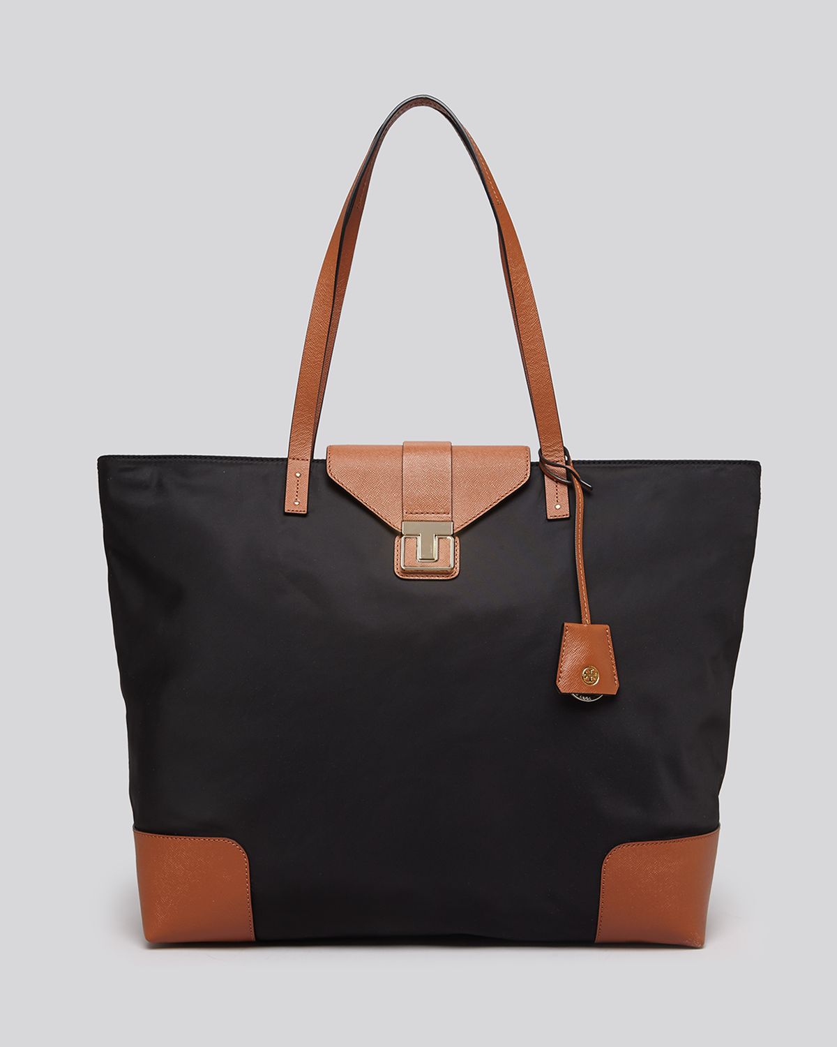 nylon tory burch tote bag