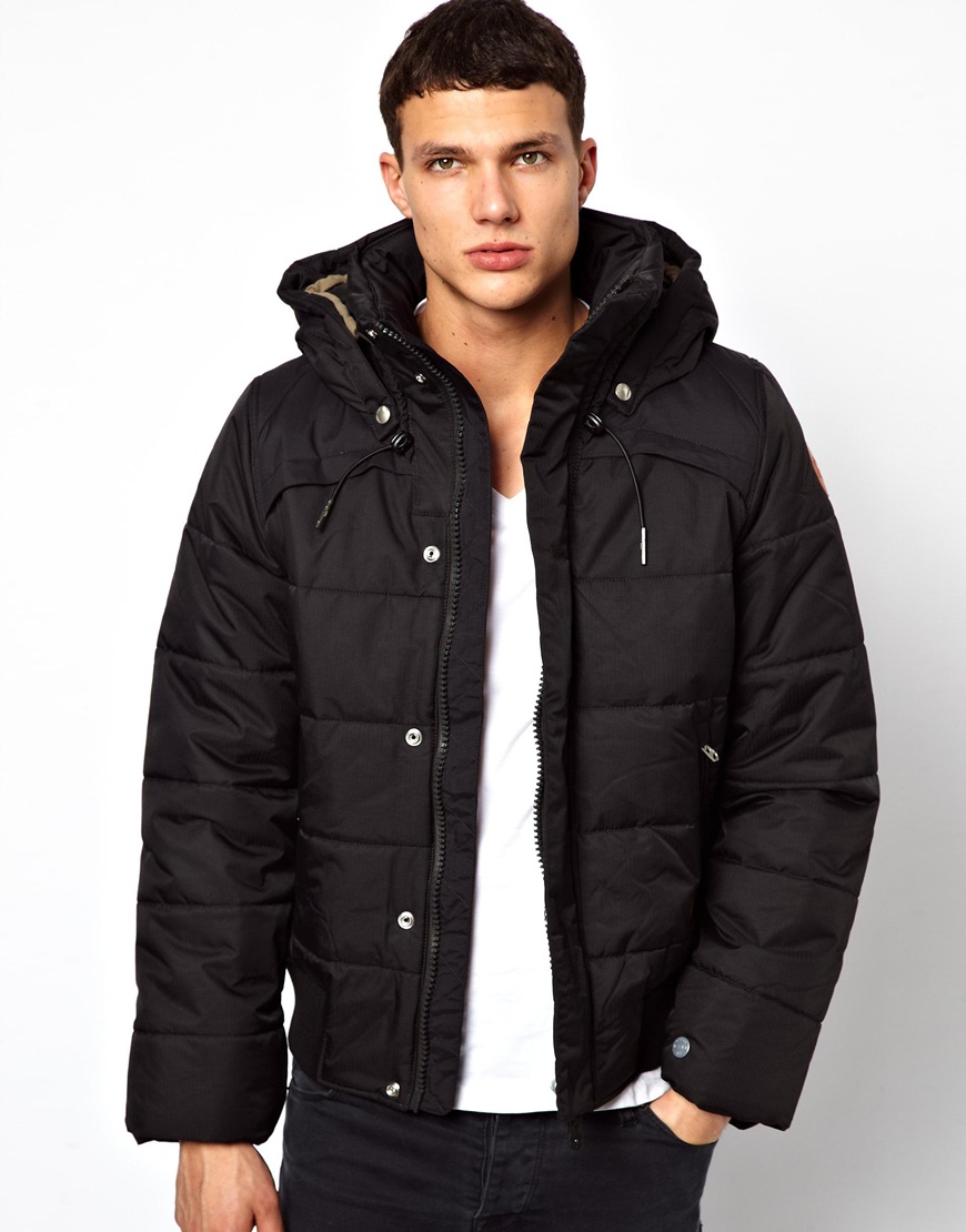 Lyst - G-Star Raw Quilted Bomber Jacket Whistler Nylon Hooded in Black ...