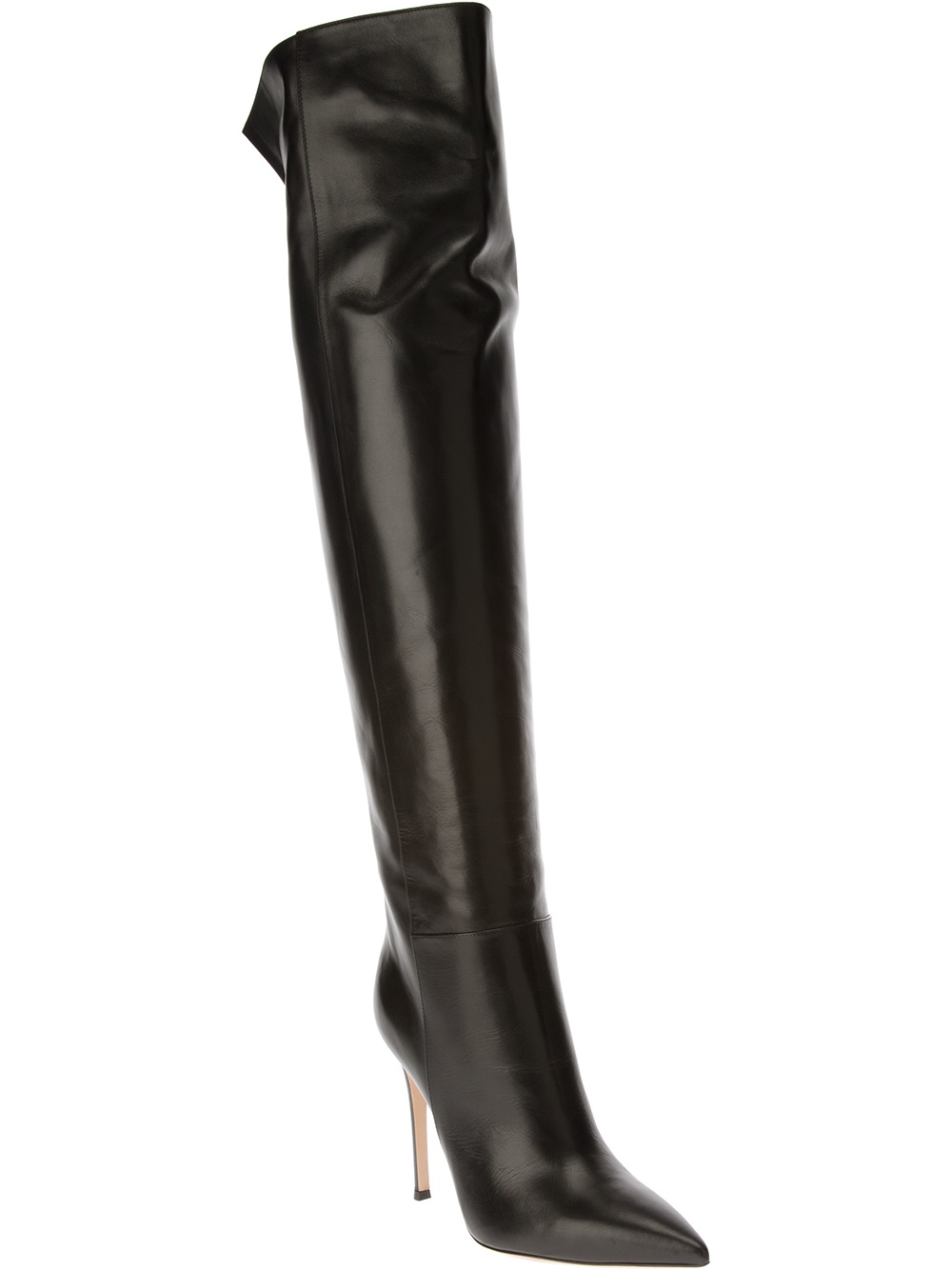 ladies thigh length boots