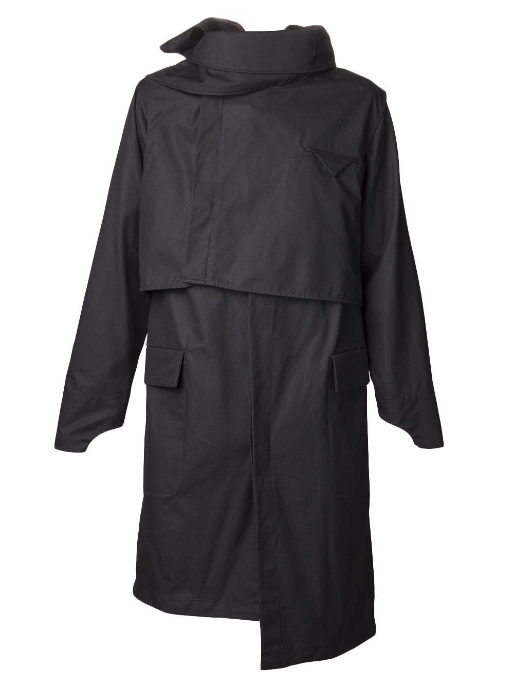 Siki Im Hooded Trench Coat in Black for Men | Lyst