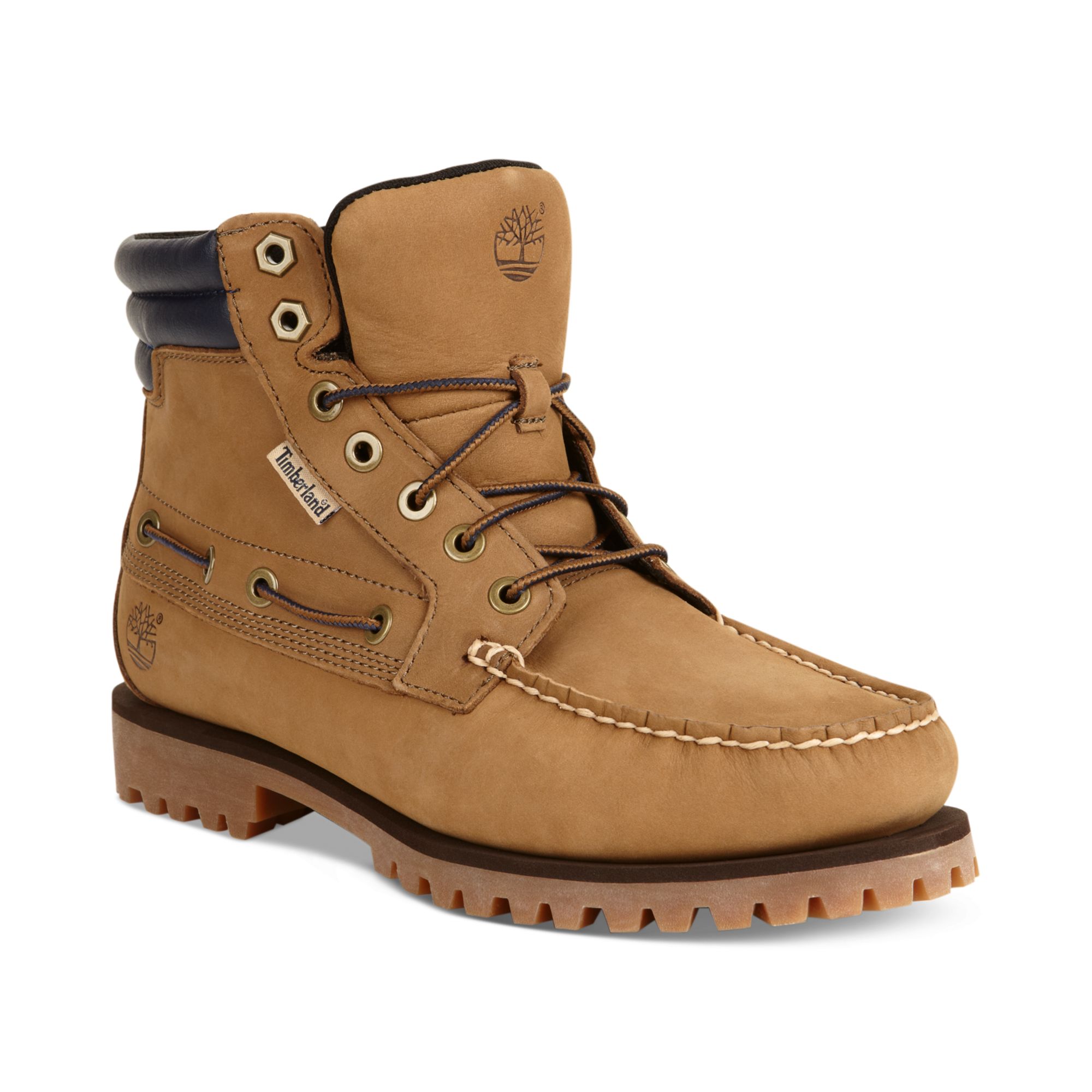 Lyst - Timberland Oakwell 7 Eye Moc Toe Boots in Brown for Men