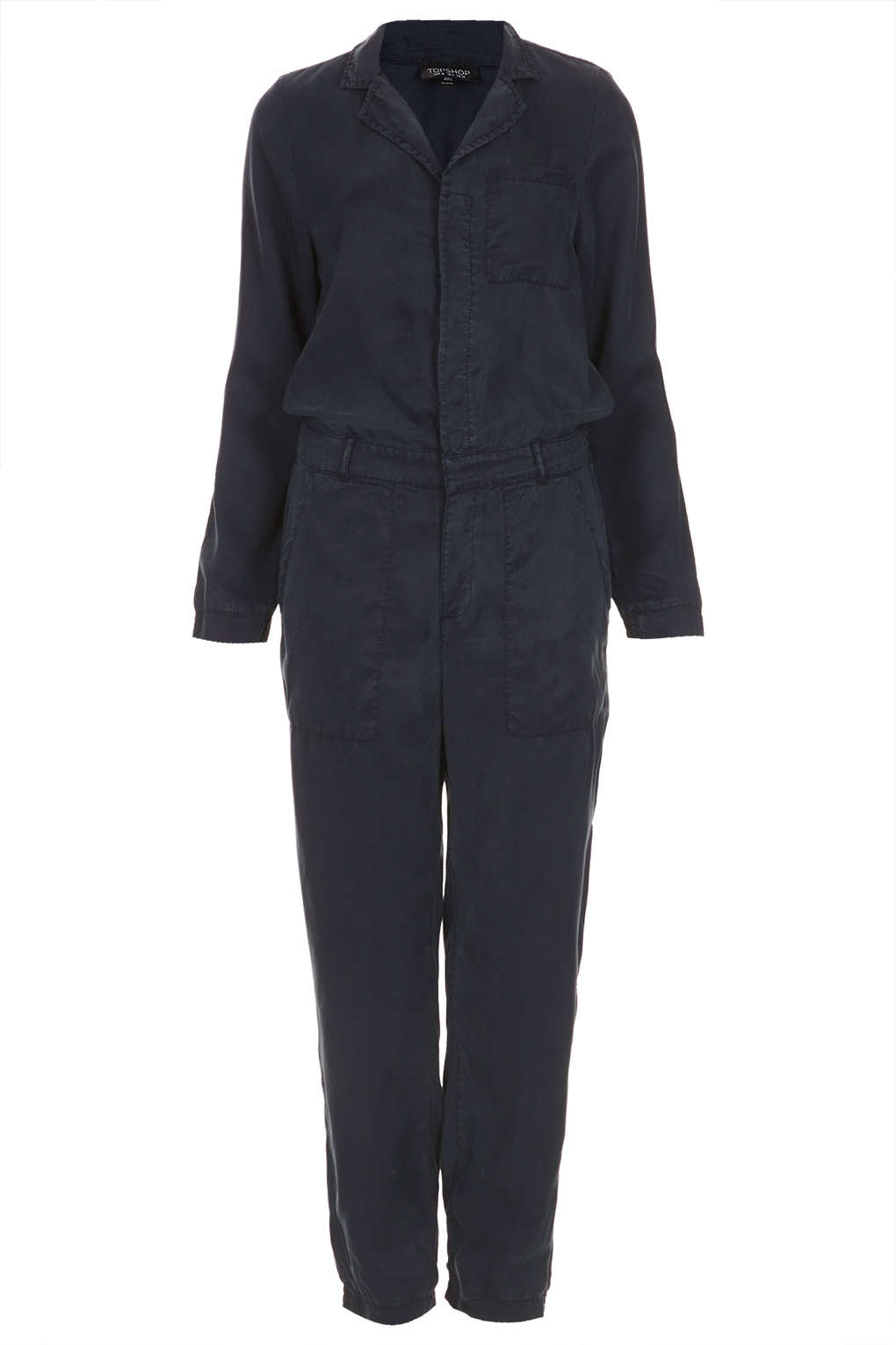 Topshop Casual Boiler Suit in Blue (NAVY BLUE) | Lyst