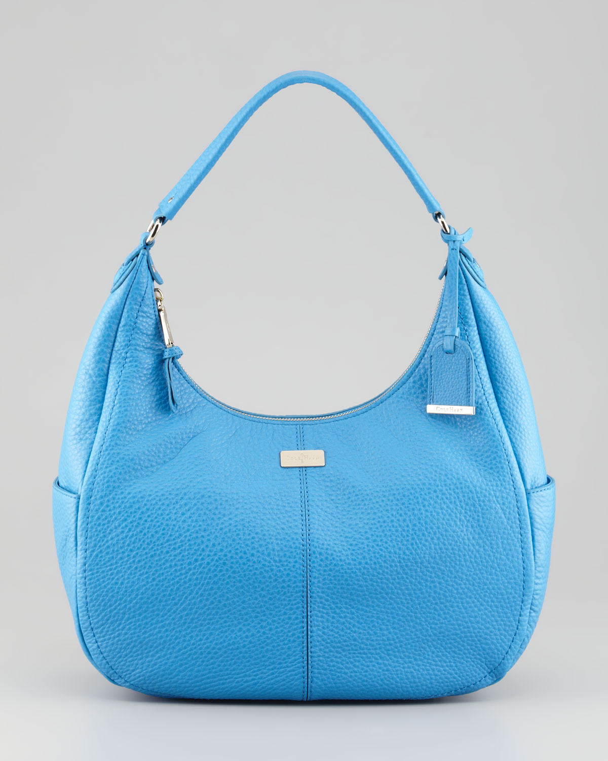 Lyst Cole Haan Village Rounded Hobo Bag Topaz In Blue Gallery