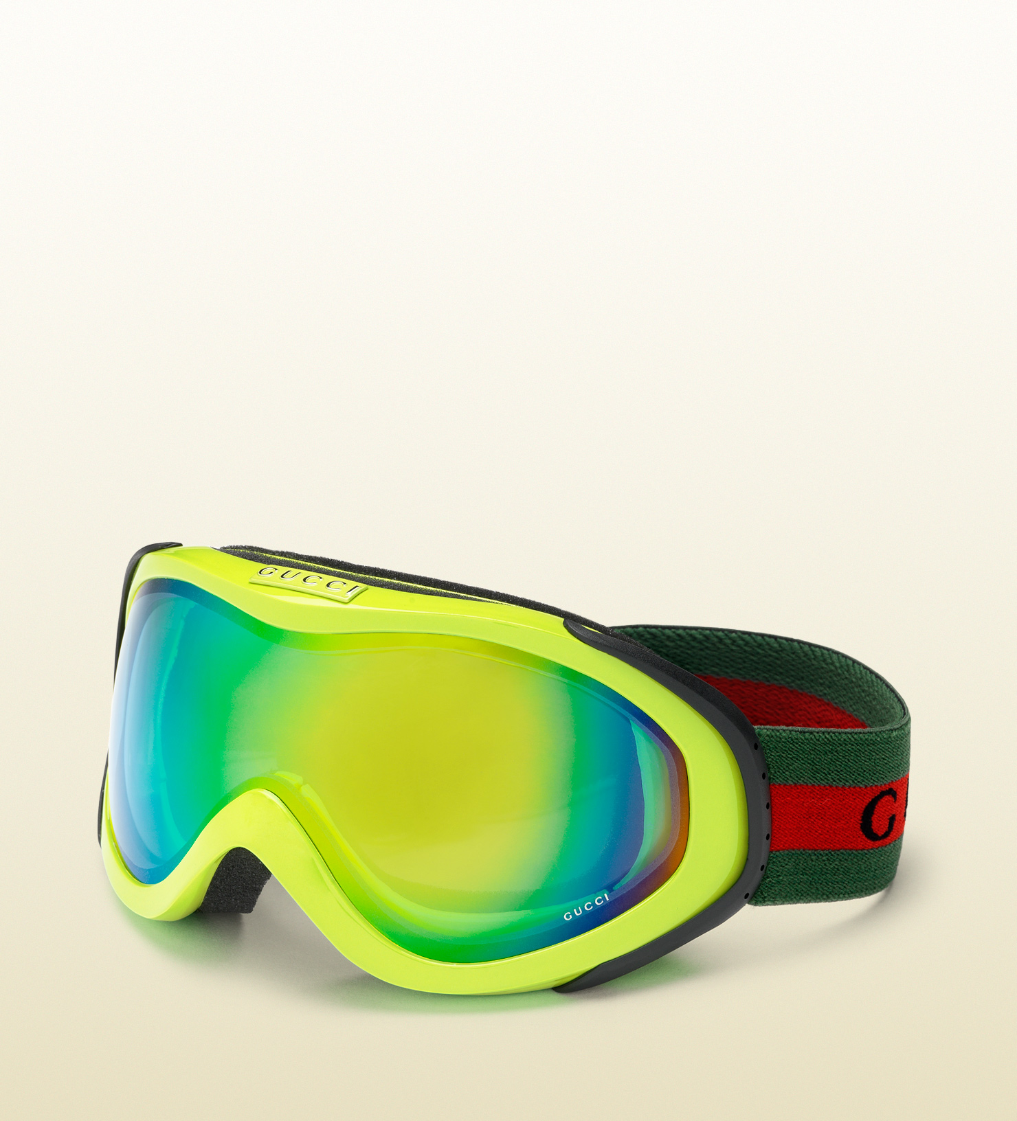 Gucci Neon Yellow Ski Goggles in Yellow for Men Lyst