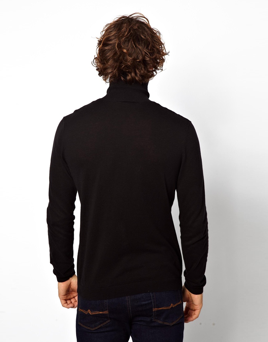 Lyst - Zoe Karssen Roll Neck Sweater in Black for Men