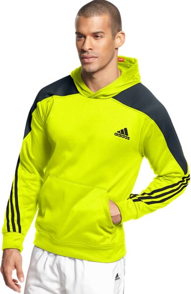 Adidas Hype CLIMAWARM Hoodie in Yellow for Men (Electricity/Dark Onyx ...