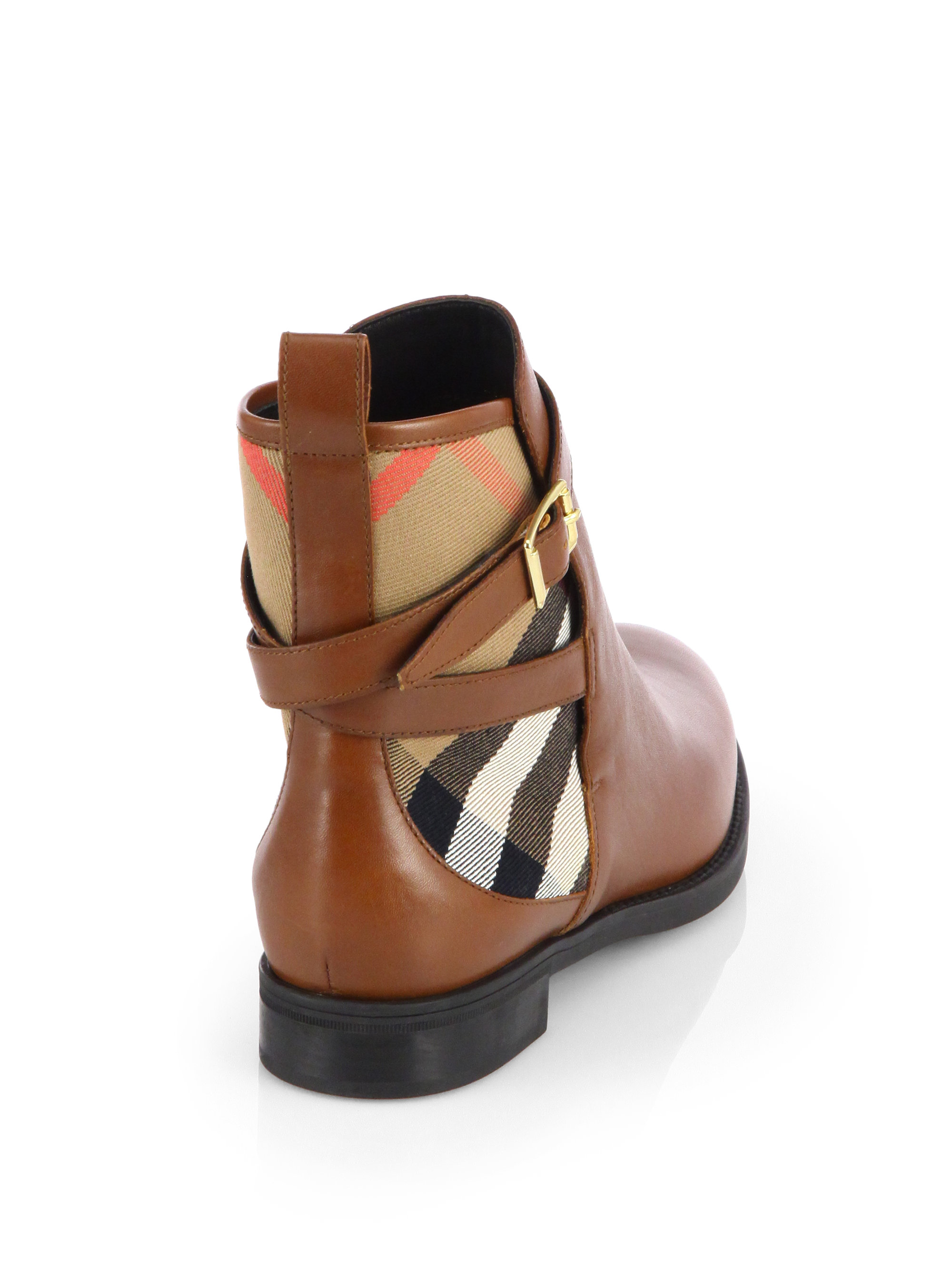 burberry leather boots