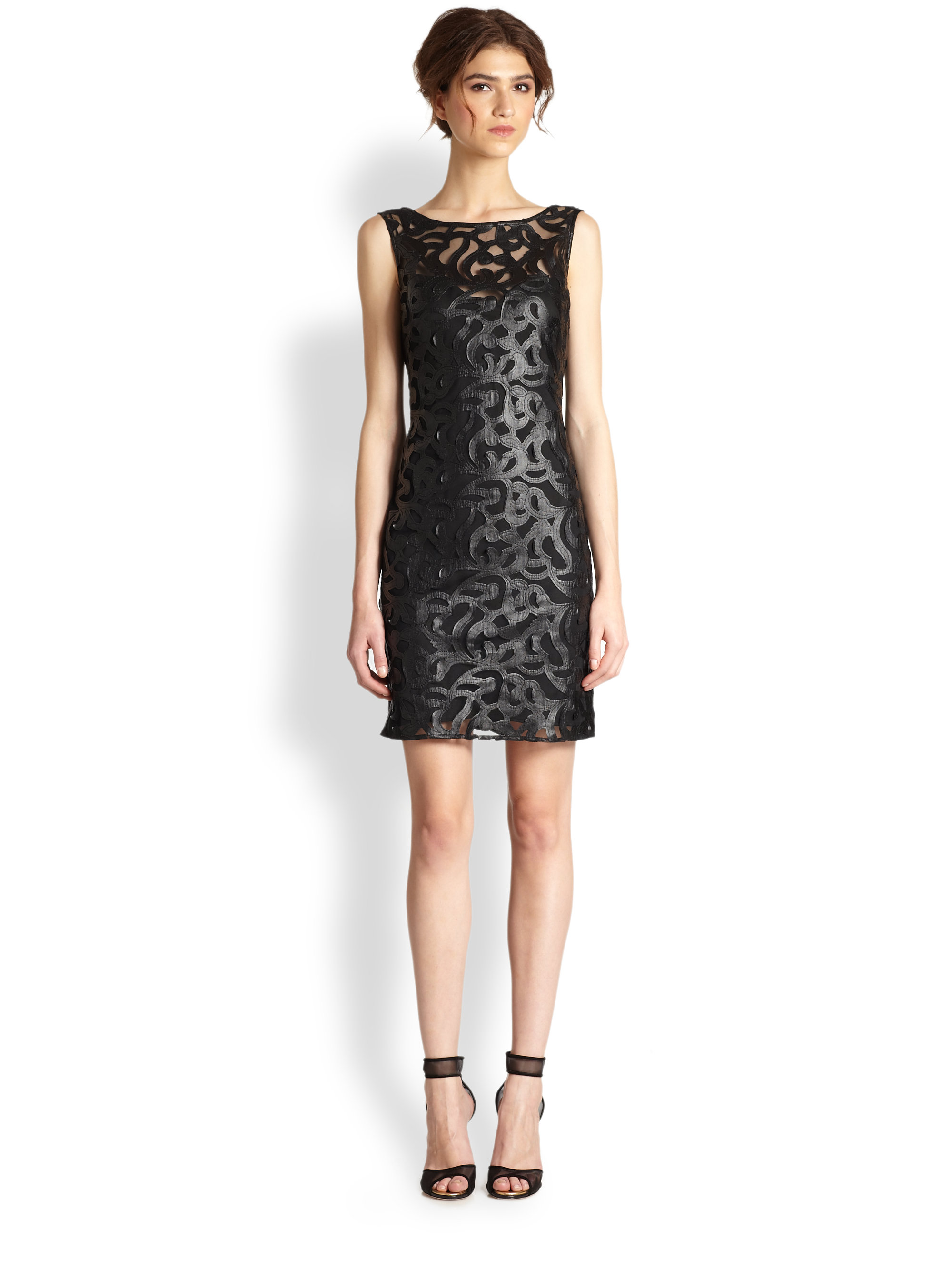 Leather Lace Dress