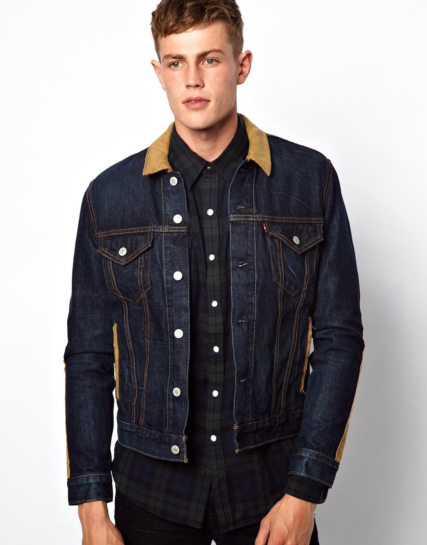 Lyst Lazy Oaf Levis  Denim Jacket  Blanket Lined Trucker 