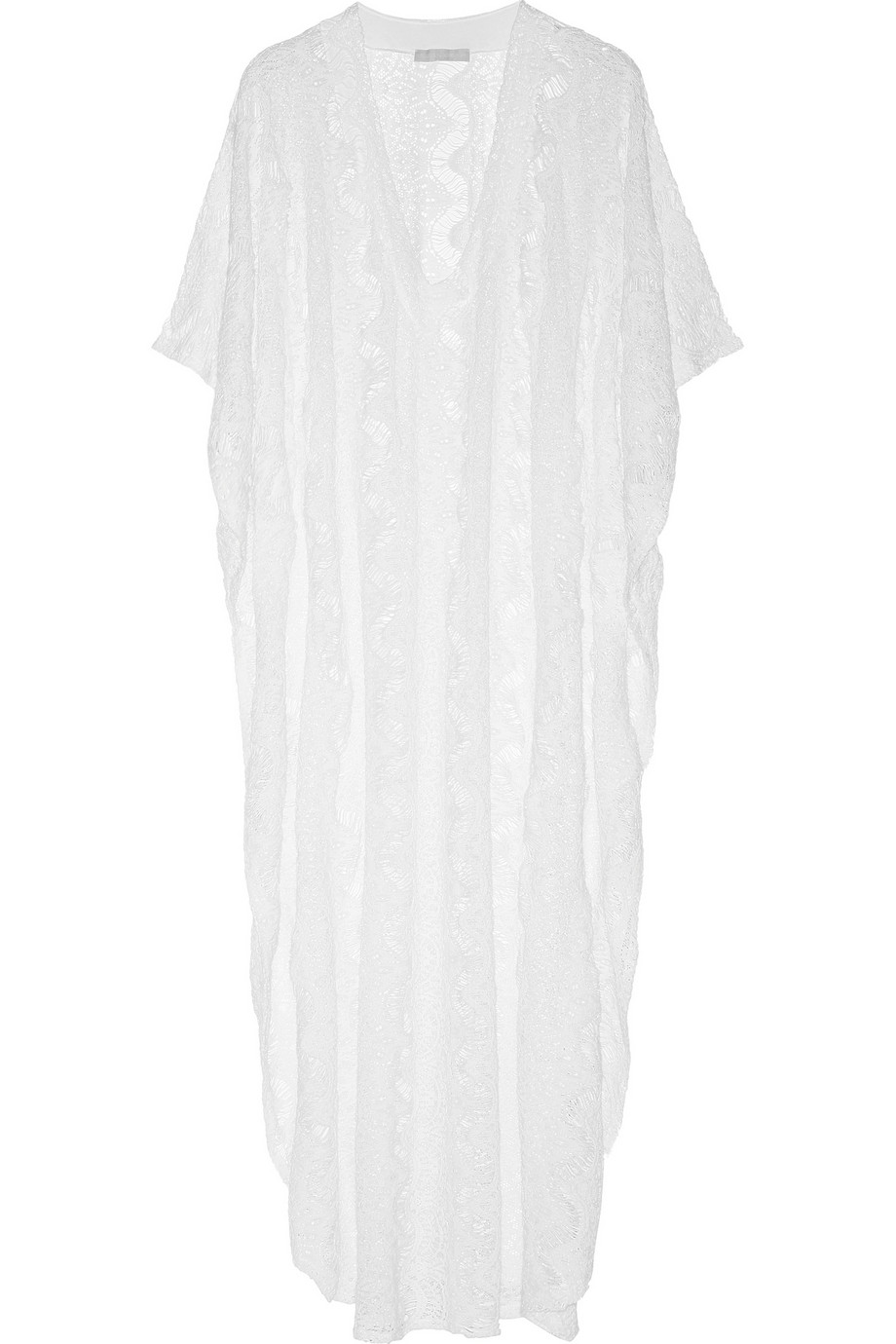 melissa odabash white kaftan