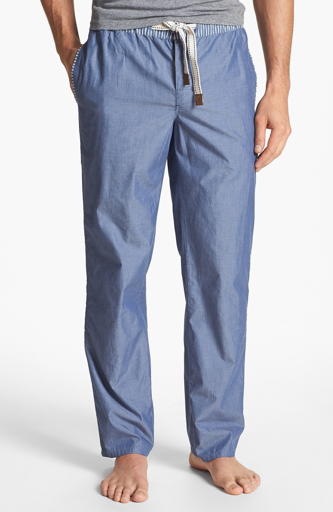 Ted Baker Cotton Lounge Pants in Blue for Men (Solid Denim) | Lyst