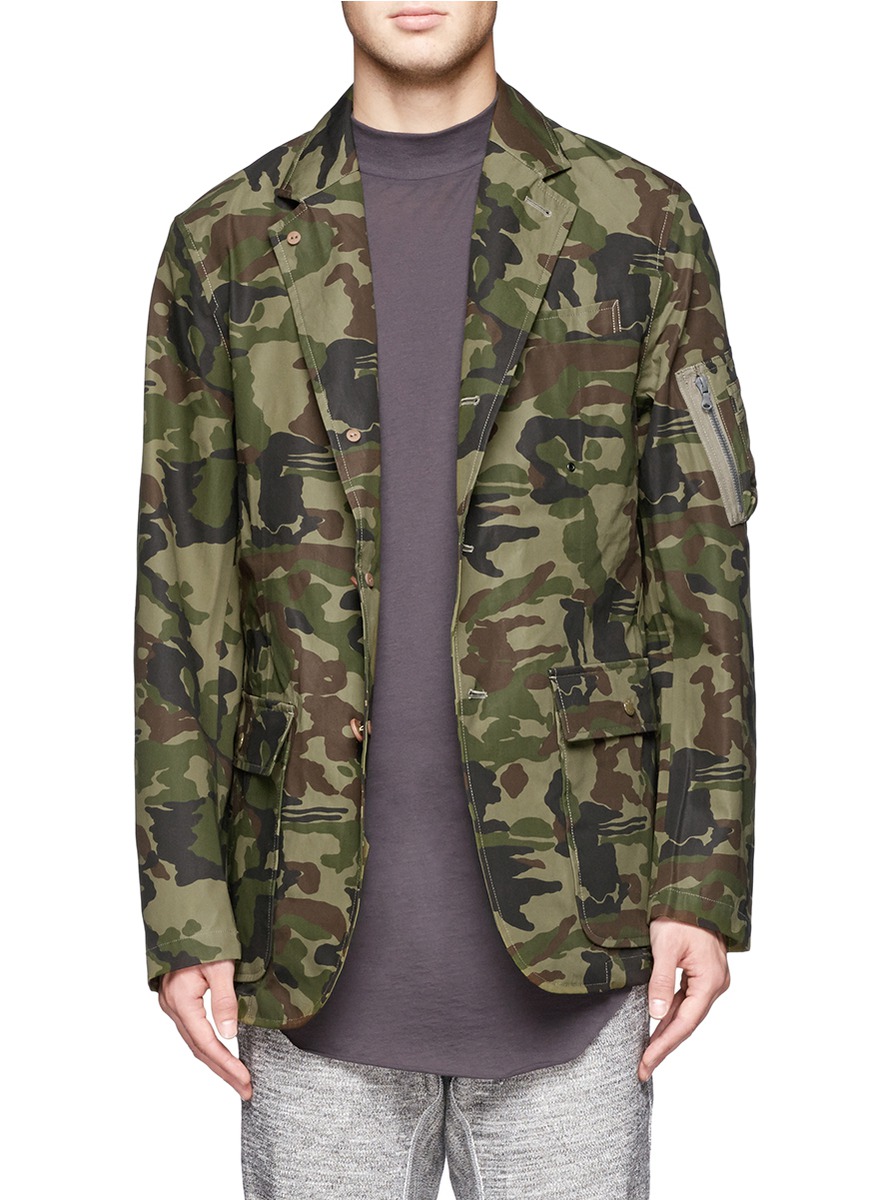 Nanamica Goretex Camouflage Field Jacket in Multicolor for Men (Blue ...