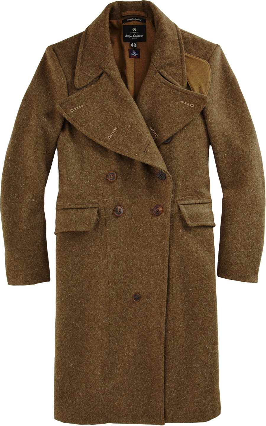 Lyst - Nigel cabourn Military Coat in Brown for Men