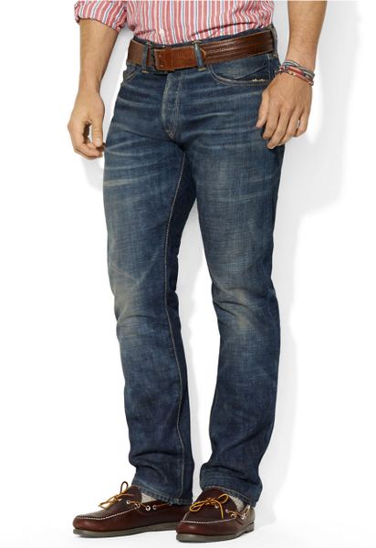 Polo Ralph Lauren Varick Slimfit Roebling Jeans in Blue for Men | Lyst