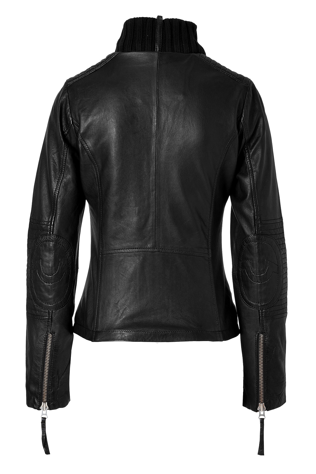 Lyst - True Religion Leather Biker Jacket in Black in Black
