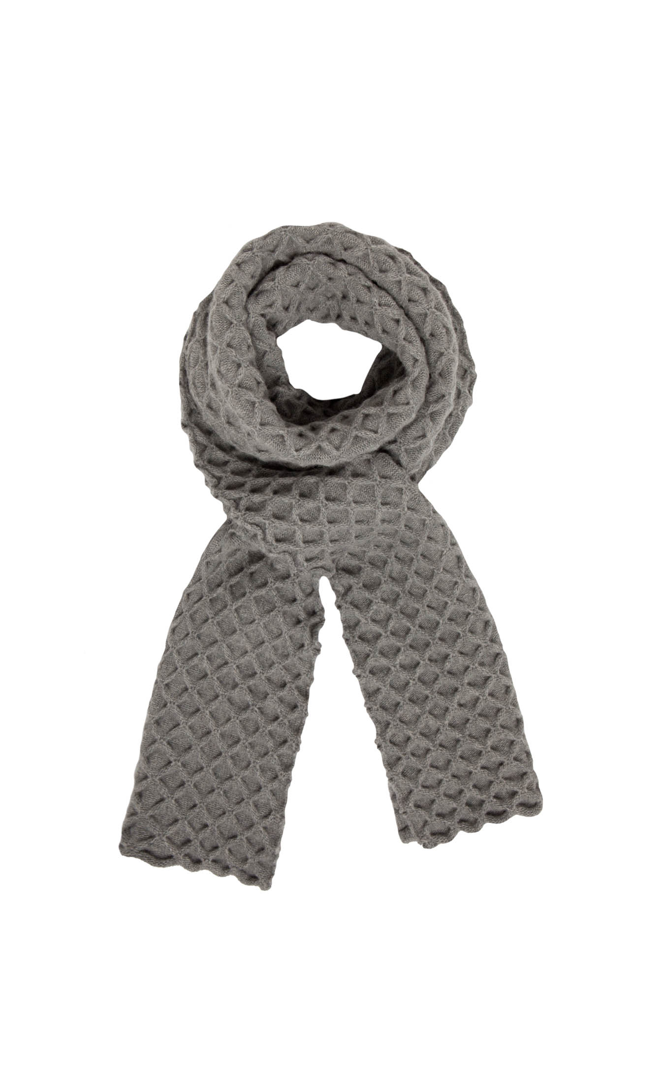 Lyst - Temperley London Honeycomb Scarf in Gray