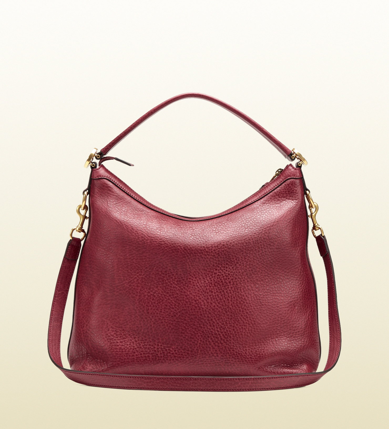 Gucci Miss Gg Leather Hobo in Purple (raspberry) | Lyst